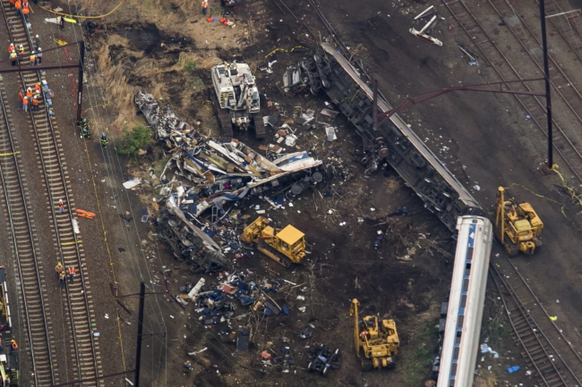 Znane są prawdopodobne przyczyny wczorajszej katastrofy kolejowej pod Filadelfią. Wszystko na to wskazuje, że to zbyt duża prędkość składu doprowadziła do wypadku. W wyniku wykolejenia się pociągu relacji Waszyngton - Nowy Jork 7 osób zginęło, 6 jest w stanie krytycznym. Wielu pasażerów trafiło z lżejszymi obrażeniami do szpitali. 