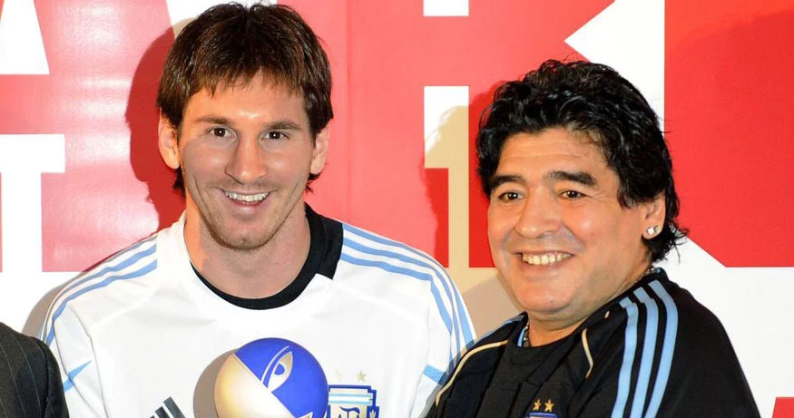 Leo Messi i Diego Maradona