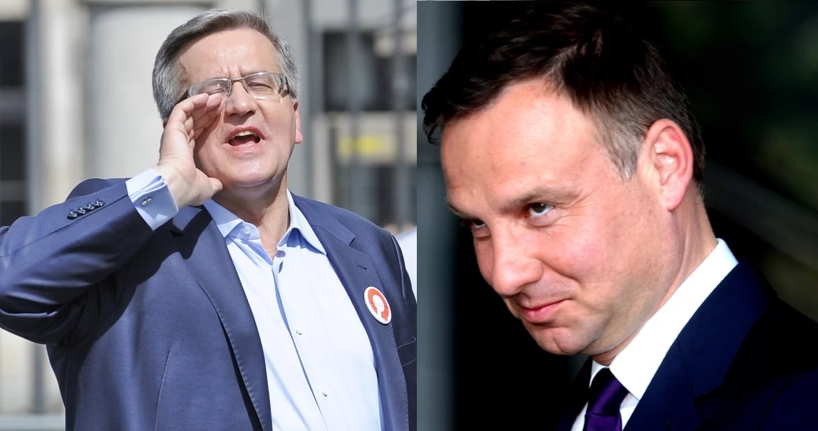 Bronisław Komorowski, Andrzej Duda. fot. Marcin Obara/Andrzej Grygiel 