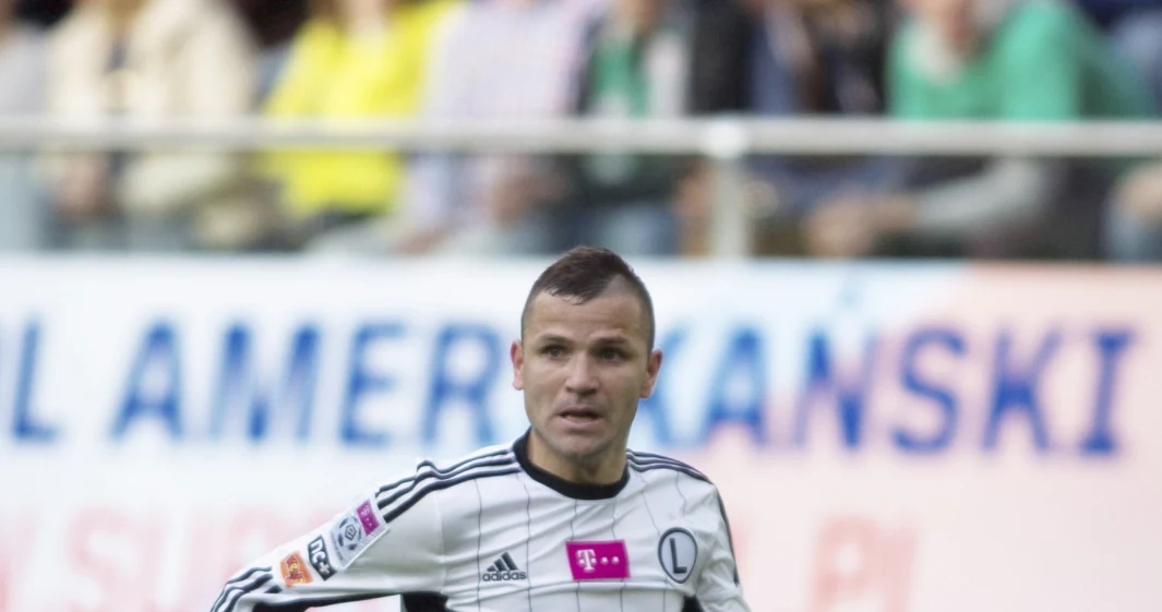 Legia słabo rozpoczęła rundę finałową. Na zdjęciu Tomasz Brzyski