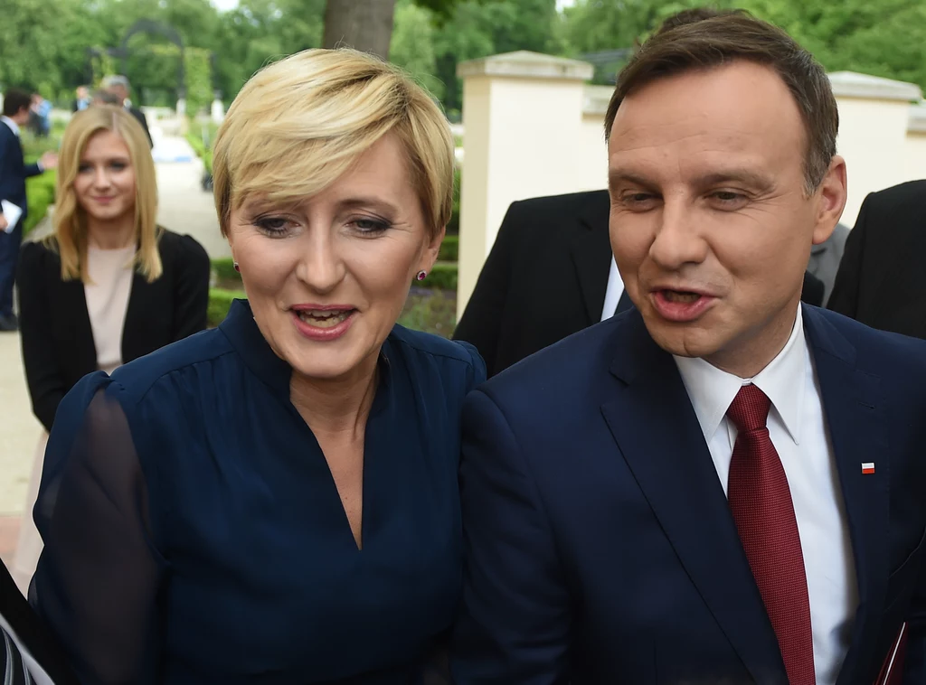 Andrzej Duda z żoną fot. Adam Chelstowski