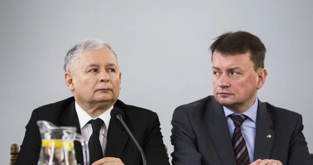 Jarosław Kaczyński i Mariusz Błaszczak