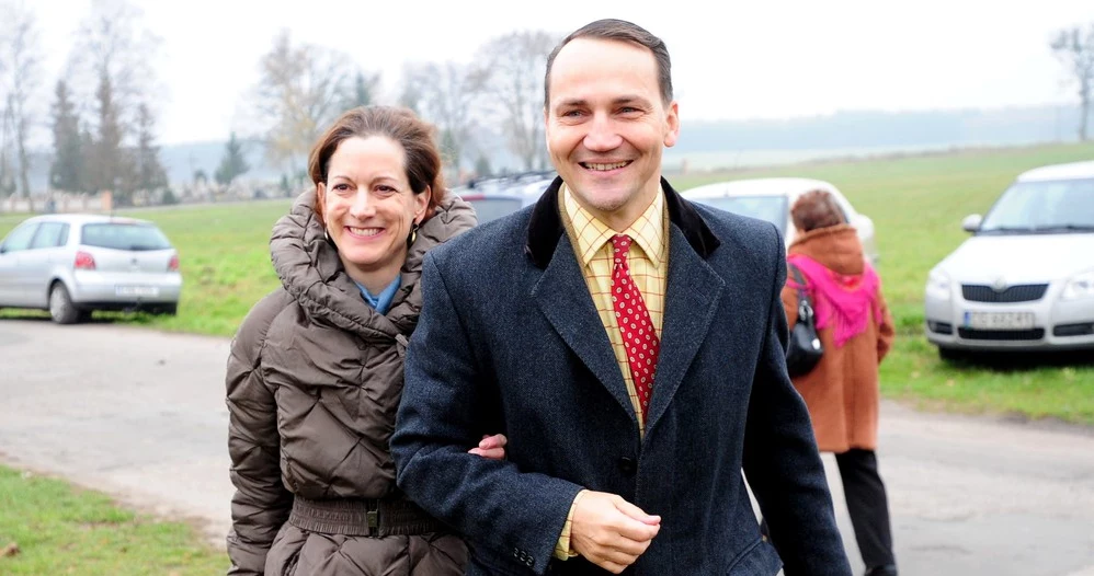 Anne Applebaum i Radosław Sikorski