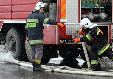 Warszawa: Pożar w centrum handlowym