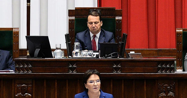 Radosław Sikorski poirytował Ewę Kopacz