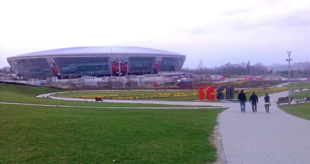 Nietknięta wojną Donbas Arena