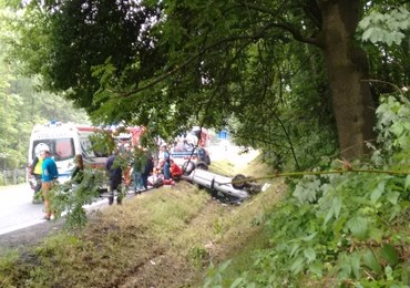 Wypadek na zakopiance. 1 osoba została ranna