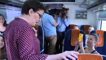 "Kolej na Ewę" - premier Kopacz w pociągu