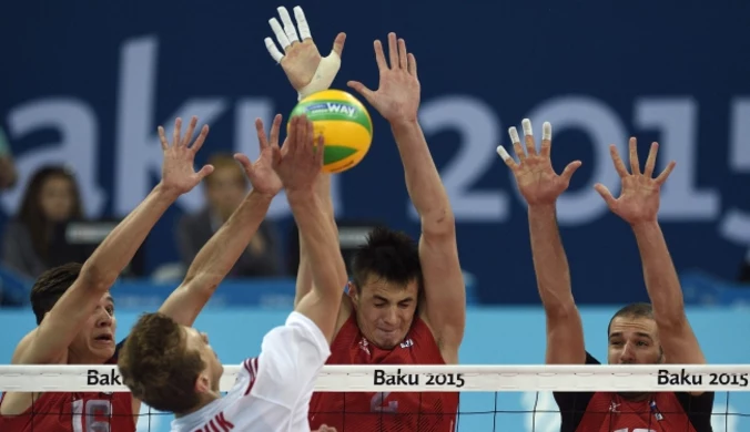 Polska - Rosja 1:3 o brązowy medal 1. Igrzysk Europejskich w siatkówce