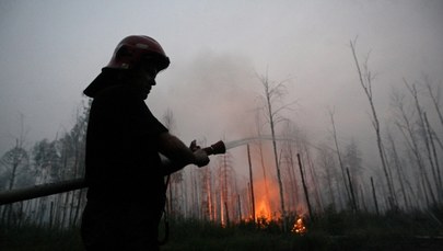 Pożar w pobliżu elektrowni w Czarnobylu
