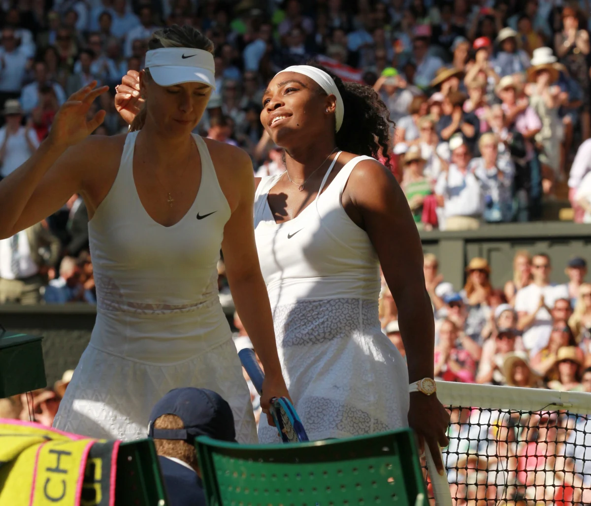 Najwyżej rozstawiona Amerykanka Serena Williams pokonała Rosjankę Marię Szarapową (nr 4.) 6:2, 6:4 i awansowała do finału tenisowego turnieju wielkoszlemowego w Wimbledonie. O tytuł zagra z Hiszpanką Garbine Muguruzą (20.), która wyeliminowała Agnieszkę Radwańską.