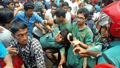 Rozdawali ubrania: Ponad 20 osób stratowanych 