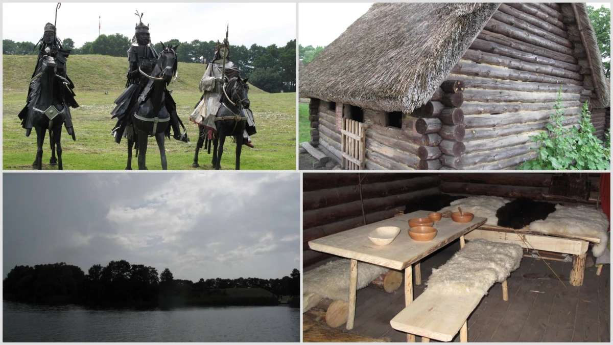 Na Ostrowie Lednickim swój pałac postawili Piastowie. Tu mieszkał Mieszko I, Bolesław Chrobry i Mieszko II. Możliwe, że tu podejmowany był Otto III, cesarz niemiecki, w drodze na Zjazd Gnieźnieński. Prawdopodobne jest też, że tu Polska przyjęła chrzest. Na spokojnej dziś wyspie ślady historii są bardzo wyraźne.