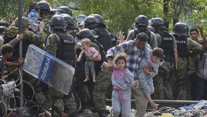 Dramatyczne sceny na granicy grecko-macedońskiej