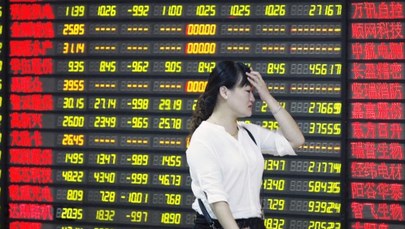 Chiny: Znów spadki na giełdach. W zachodniej Europie nareszcie zielono