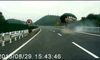 Wypadek ciężarówki na autostradzie