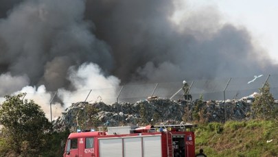 Dąbrówka Wielkopolska: pożar sortowni śmieci