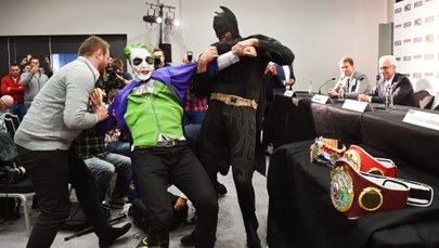 Show przed walką Kliczko-Fury: Batman i  Joker w akcji 