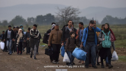 Ponad tysiąc migrantów przybyło w ciągu godziny na Lesbos