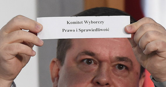 1 dla PiS, 2 dla PO, 3 dla Partii Razem, 4 dla partii KORWiN, 5 dla PSL, 6 dla Zjednoczonej Lewicy SLD+TR+PPS+UP+Zieloni, 7 dla ruchu Kukiz'15, 8 dla Nowoczesnej Ryszarda Petru - takie numery list komitetów w wyborach parlamentarnych wylosowała Państwowa Komisja Wyborcza.