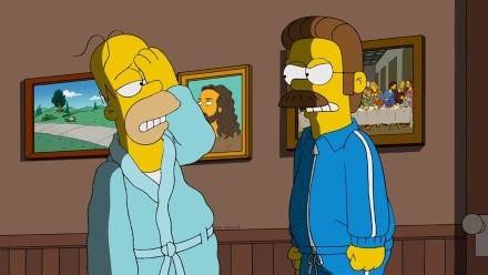 Zdjęcie ilustracyjne Simpsonowie odcinek 16 "Sąd Mrocznego Rycerza"