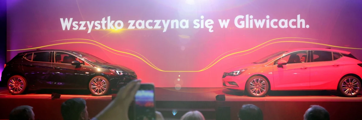 W gliwickiej fabryce Opla oficjalnie rozpoczęła się seryjna produkcja modelu astra piątek generacji. Zakład w ostatnim czasie zwiększył zatrudnienie do 3,9 tysięcy osób i liczy na wyprodukowanie około 170 tysięcy samochodów w tym roku i co najmniej tyle samo w kolejnym.