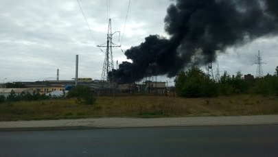 Słup dymu nad Bukownem. Pożar w Zakładach Górniczo-Hutniczych