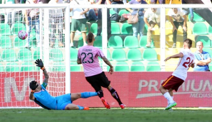 Palermo - AS Roma 2-4 w 7. kolejce Serie A