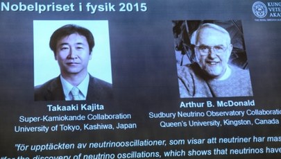 Nobel za odkrycie zagadki najbardziej ulotnych cząstek