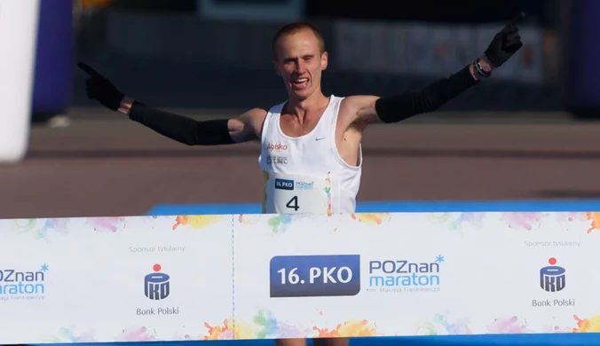 Emil Dobrowolski wygrał 16. PKO Poznań Maraton