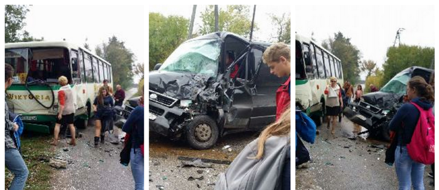 Zderzenie autobusu przewożącego dzieci z busem na drodze gminnej z Mielnicy Małej do Zygmuntowa niedaleko wielkopolskiego Konina. Do szpitala na badania przewieziono 7 dzieci i kierowcę busa. 