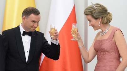 Duda podjął króla Belgów winem za 12 euro. "Brakuje wystawności"