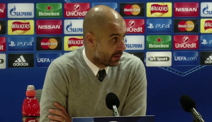 "Lewy" i Guardiola po meczu z Arsenalem. Wideo