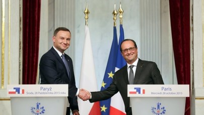 Prezydent Duda w Paryżu. "Porozumienia mińskie muszą zostać wypełnione"