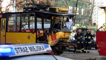 Zderzenie tramwajów w Warszawie: Przesłuchano 70-latka, który mógł przyczynić się do wypadku