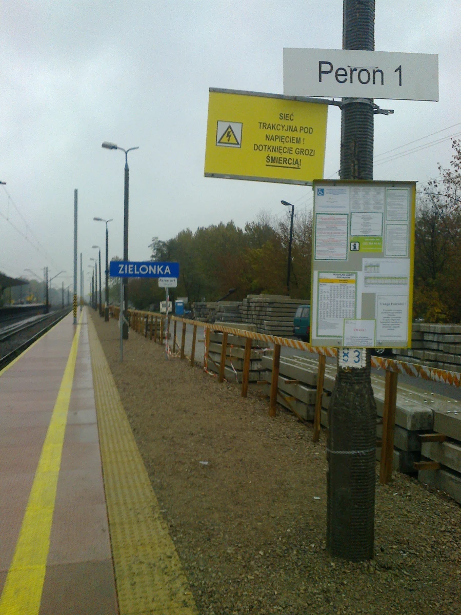 Dodatkowe i bardziej wyraźne oznakowanie tymczasowej kasy biletowej na dworcu w podwarszawskiej Zielonce - to efekt interwencji reportera RMF FM. Przypomnijmy: pasażerowie nie mogli trafić do tymczasowej kasy biletowej, którą uruchomiono na czas remontu dworca. Po naszej prośbie oznakowanie nowej kasy poprawiono - ustawiono wskazujące drogę strzałki. Ale pasażerowie cały czas narzekali, że jest ich tylko kilka i są za małe.