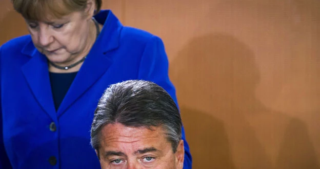 Sigmar Gabriel i Angela Merkel