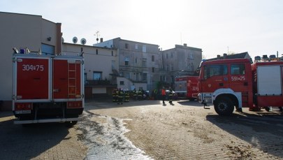 Akcja służb po wybuchu gazu w Pniewach