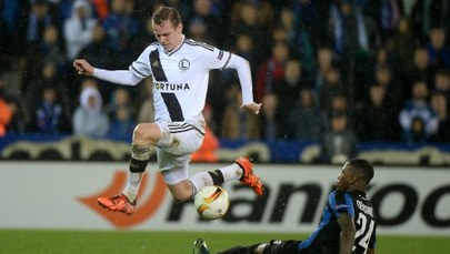Liga Europejska: Porażka Legii Warszawa w meczu z FC Brugge