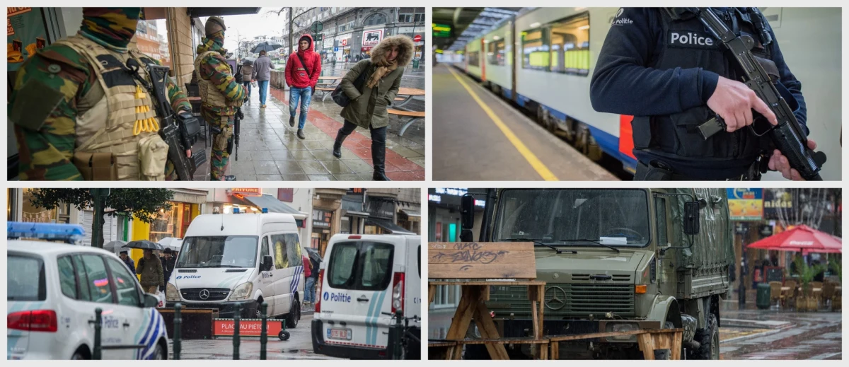 Ministerstwa spraw zagranicznych wielu krajów, miedzy innymi Holandii, Wielkiej Brytanii, Niemiec i Francji publikują na swoich stronach internetowych ostrzeżenia dla podróżnych, udających się do Brukseli. Polskie MSZ w sobotę późnym popołudniem umieściło na swojej stronie w internecie "Informację o sytuacji bezpieczeństwa w Belgii". Kraj ten zwiększył w sobotę, do czwartego, najwyższego poziomu stopień zagrożenia terrorystycznego w Brukseli z powodu zagrożenia zamachem przez osoby wyposażone w broń i materiały wybuchowe. Nie działa metro, zamknięte są centra handlowe i niektóre muzea.