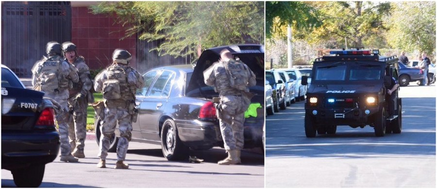 Strzelanina na terenie kompleksu ośrodka pomocy niepełnosprawnym w San Bernardino w Kalifornii. Co najmniej 14 osób zginęło, a kilkanaście zostało rannych - poinformowała policja. Ataku miało dokonać trzech napastników. Na razie nie udało się ich schwytać. Służby podkreślają, że bilans poszkodowanych jest prowizoryczny i może się zmienić. 