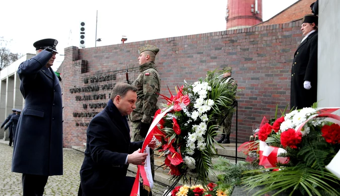 Katowice: Prezydent złożył kwiaty pod pomnikiem poległych górników 