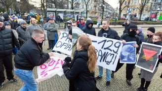 Szczecin: Starcie podczas manifestacji przeciwko aktom nietolerancji i rasizmowi