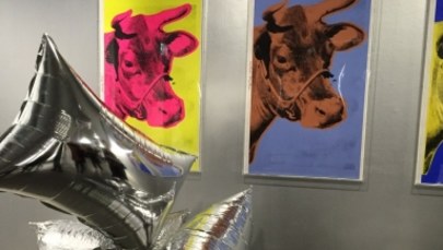 Diamentowy proszek i latające poduszki Warhola w Paryżu