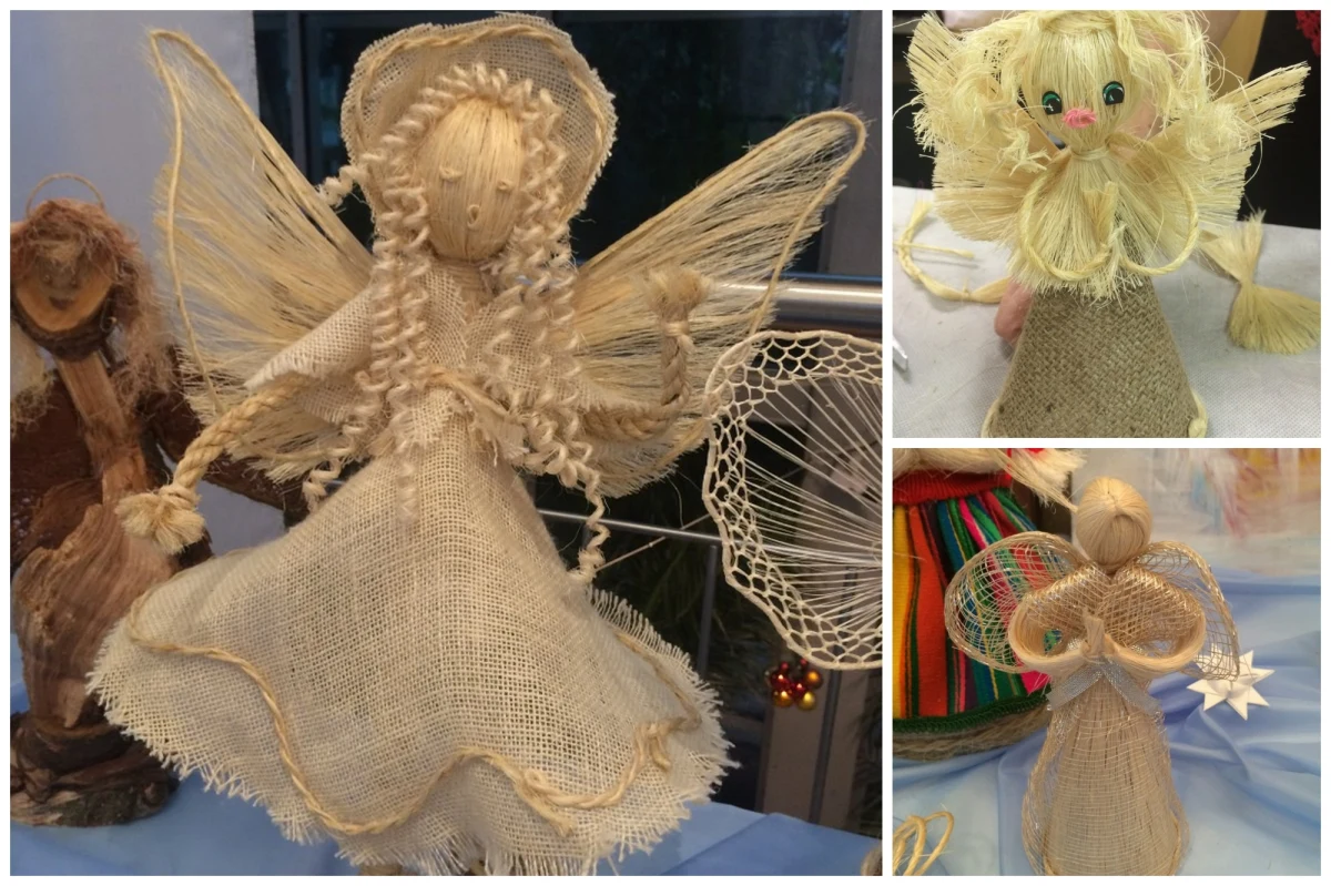Znudziły Cię święte Mikołaje, bałwanki, choineczki i bombki, jako dekoracja domu? Wybierz na głównego bohatera dekoracji świątecznych… aniołka. Ich kształty, formy, wielkości, kolory i faktury są tak różnorodne, że każdy znajdzie anioła odpowiedniego dla siebie. Wykonane z kory czy z bibuły doskonale sprawdzą się jako dekoracje stojące. Lżejsze aniołki szydełkowe czy z sizalu mogą wisieć nie tylko na choince, ale też cieszyć oczy jako ozdoba okien czy ścian.