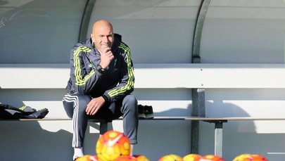 Zidane na pierwszym treningu z piłkarzami Realu