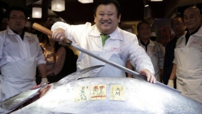 Ponad 100 tys. euro za tuńczyka. Oto najdroższa ryba na targu w Tsukiji