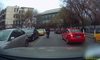 Motocyklista rozprawił się z uciążliwymi pieszymi