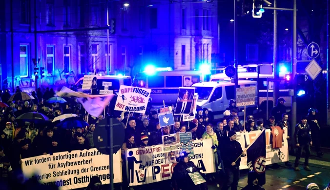 Lipsk: Uliczne burdy po demonstracji przeciwko uchodźcom 