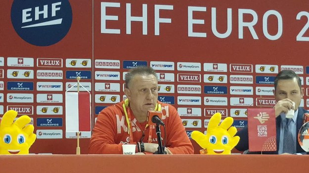 Trener Polaków Michael Biegler po zwycięstwie nad Serbami.